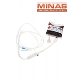 SANGRE ARTIFICIAL,BOLSA DE 70 ML + KIT DE TRANSFUCION.