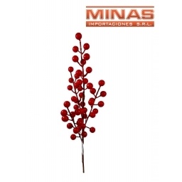 RAMA NAVIDEA DE BAYAS ROJAS X 40 CM