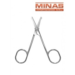 TIJERA DE 9 CM X 12 UNID. PUNTA REDONDA, $ 17,9 C/U.