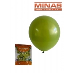GLOBOS CROMADOS X 50 UND,VERDE LIMA.