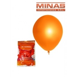 GLOBOS   X 50 UND,NARANJA OSCURO.
