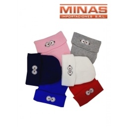 GORRO DOBLE INFANTIL,OJITOS.