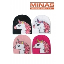 GORRO DOBLE INFANTIL,UNICORNIO.