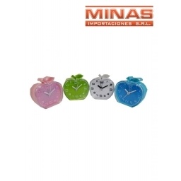 RELOJ DESP.  X 9,5 CM,MANZANA.