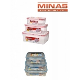 SET X 3 TAPERS ( 3 TAMAOS),AZUL O ROJO.