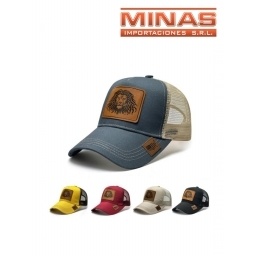 GORROS DE VISERA DE ALGODON ,LEON,DE BUENA CALIDAD.