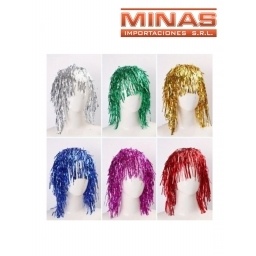 PELUCAS METALIZADAS, TIPO MELENA.