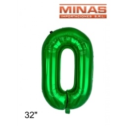 GLOBO N 0, DE 32 EN BOLSA,VERDE.