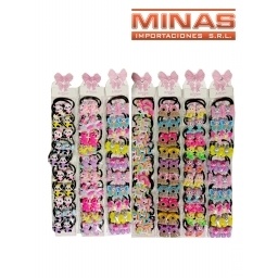 COLITAS CON APLIQUE DE GOMA  X 10 PARES, $ 20 EL PAR.