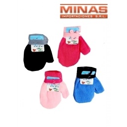 MITONES COMBINADOS X 12 PARES,PEQUEOS, 4 COLORES, $ 35 EL PAR.