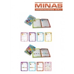 LIBRO DE ACTIVIDADES DE 32 PAGINAS X 12 UND,LETRAS, $ 54,90 CU.
