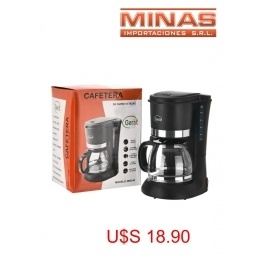 CAFETERA DE FILTRO DE 900 W, 12 TAZAS, SIST. ANTIGOTEO