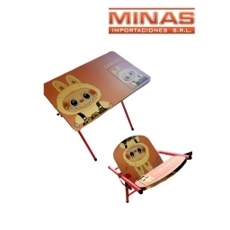 ESCRITORIO 60 CM X 40 CM + SILLITA , MONSTRUITO.