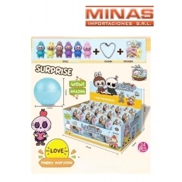 MU�ECO SORPRESA X 24 UND,MONSTRUITO $ 100 CU.