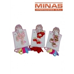 COLITAS X 10 UND + 2  PINCITAS X 12 UND, 3 DISEOS, $ 45 CU.