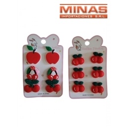 COLITAS X 6 UND. X 12 UND,CEREZAS, $ 55 CU.