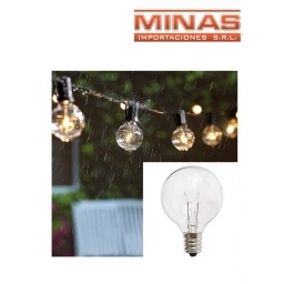 LAMPARA DE 7 W, REPUESTO 25 UNID.PARA GUIRNALDA , CALIDA, $ 25 CU
