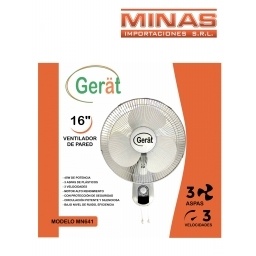 VENTILADOR DE 16, 45 W x 2 UNIDADES, PARA COLGAR, COLOR BLANCO.