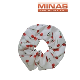 COLITAS SCRUNCHIES X 12 UND,CEREZAS, $ 30 CU.