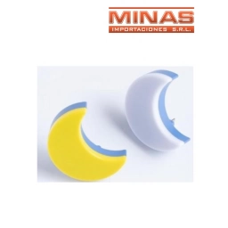 VELADORA LUNA VARIOS COLORES.