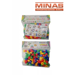 JUEGO DIDACTICO FORMAS,DE  ENEBRAR X 500 GR.