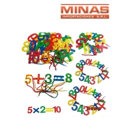 JUEGO DIDACTICO ABC Y N,DE ENHEBRAR.