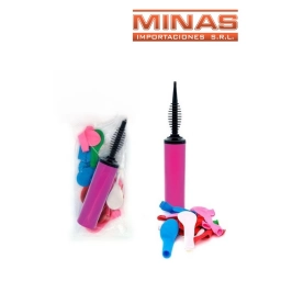 INFLADOR MAS 15 GLOBOS DE 10"