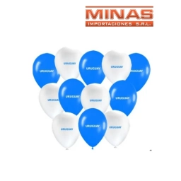 GLOBO URUGUAY X 10 PCS. 12"