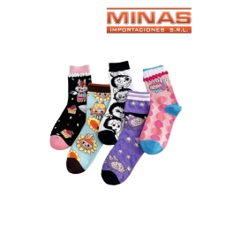 MEDIAS TALLE 36 AL 41 5 DISEOS