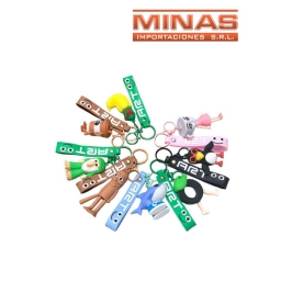 LLAVERO 6 CM X 12 UND, 7 DISEOS