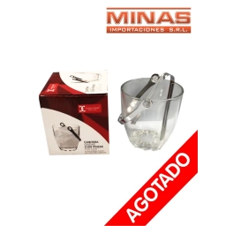 HIELERA DE VIDRIO CON PINZA