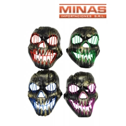 MASCARA CON LUZ 4 COLORES