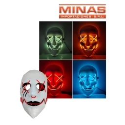 MASCARA CON LUZ 3 COLORES