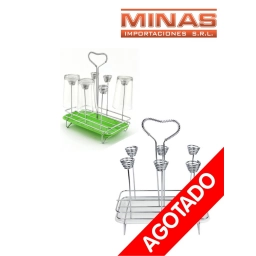 ESCURRIDOR DE VASOS 21,5X13,5X25CM