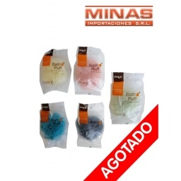 ESPONJA DE BAO DE MALLA,MEDIANA.