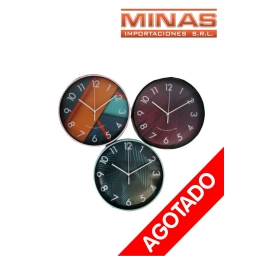 RELOJ DE PARED X 30 CM,ESTAMPADOS.