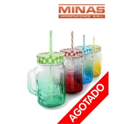 JARRA DE VIDRIO 450ML CON SORBETE