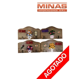 PORTA LLAVES O REPASADOR X 20 CM, 4 MODELOS,