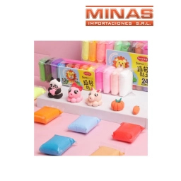 MASAS SURTIDAS X 12 COLORES.