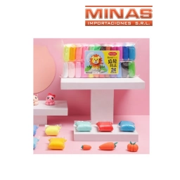 MASAS SURTIDAS X 24 COLORES.