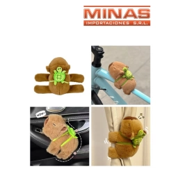 PULSERA DE PELUCHE X 14 CM, CAPIBARA.