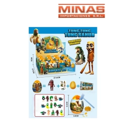 HUEVO CON MUECO MEME SORPRESA, X 12 UND, $ 100 CU.