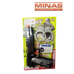 SET SWAT ARMA + ESPOSAS +CARNET.