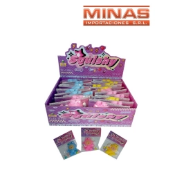 SQUISHY DE 9 CM X 20 UND, MONSTRUITOS, $ 80 CU.