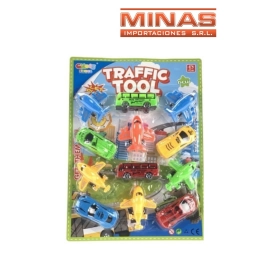 SET DE AUTO Y AVIN 12 PCS