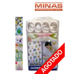 CORTINA DE BAO DE 180 CM X 180 CM,4 COLORES.