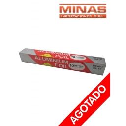 PAPEL DE ALUMINIO 30 CM X 10 M