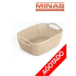CANASTO DE PLSTICO 27 X 19 X 15 CM