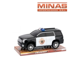CAMIONETA DE POLICIA A FRICCION X 24 CM.