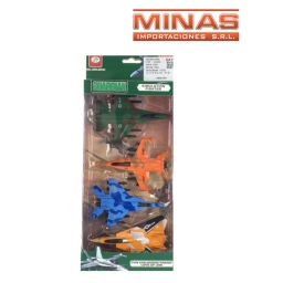 SET DE AVIONES 4 PCS 30 X 12 CM